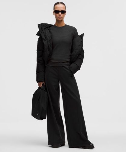 “ Waffle-Knit Crewneck Base Layers â€“ Noir â€“ Taille S - lululemon - Modalova