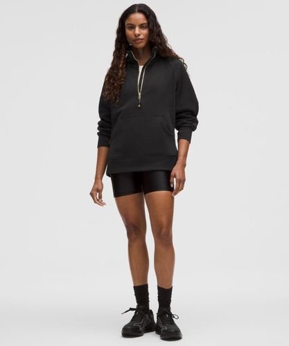 “ Sweat demi-zippÃ© Scuba Oversized Ã  col cheminÃ©e Longs â€“ Noir//Ã‰ â€“ Taille XL/2XL - lululemon - Modalova