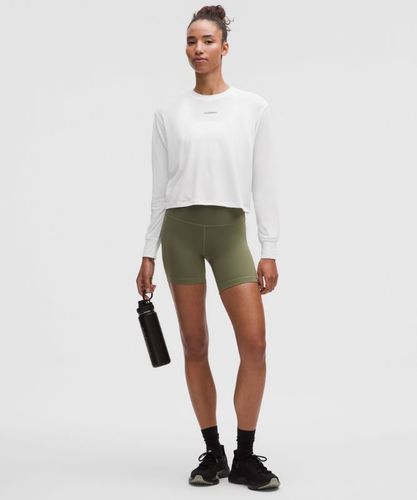 “ Haut d'entraÃ®nement manches longues en jersey Wordmarks â€“ Taille 12 - lululemon - Modalova