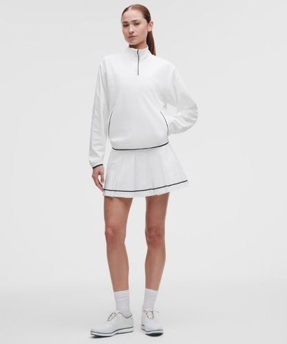 “ Sweat demi-zippÃ© lÃ©ger avec protection UVs â€“ Blanc/Noir â€“ Taille L - lululemon - Modalova