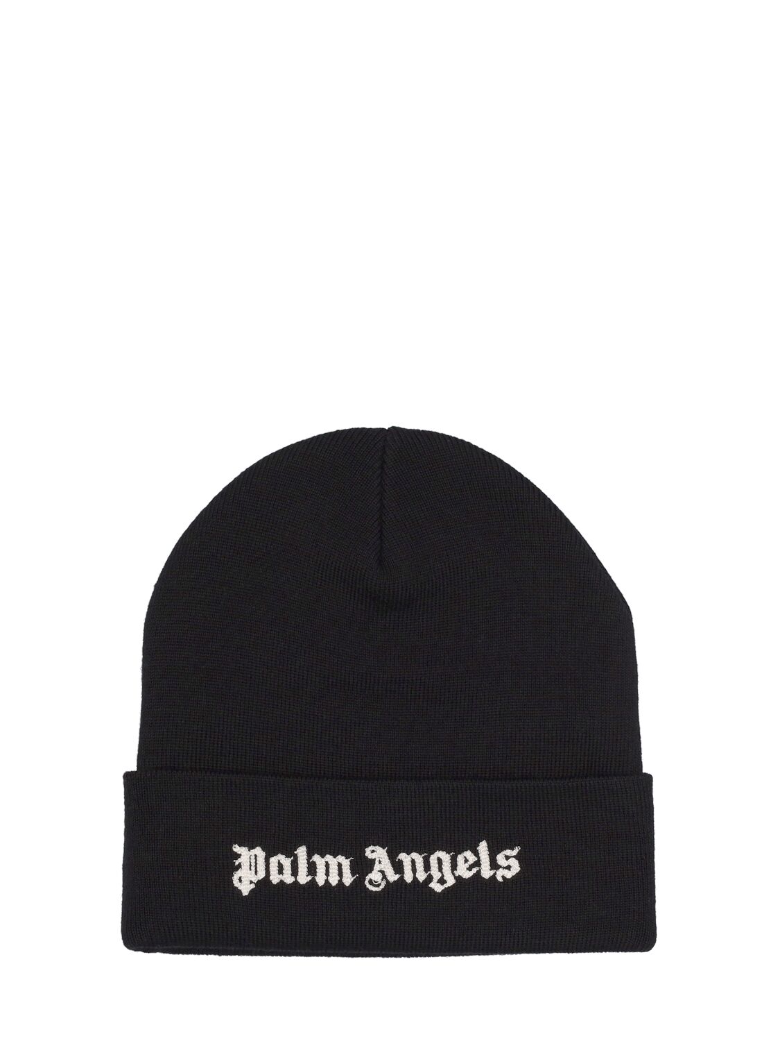Bonnet En Laine À Logo - PALM ANGELS - Modalova