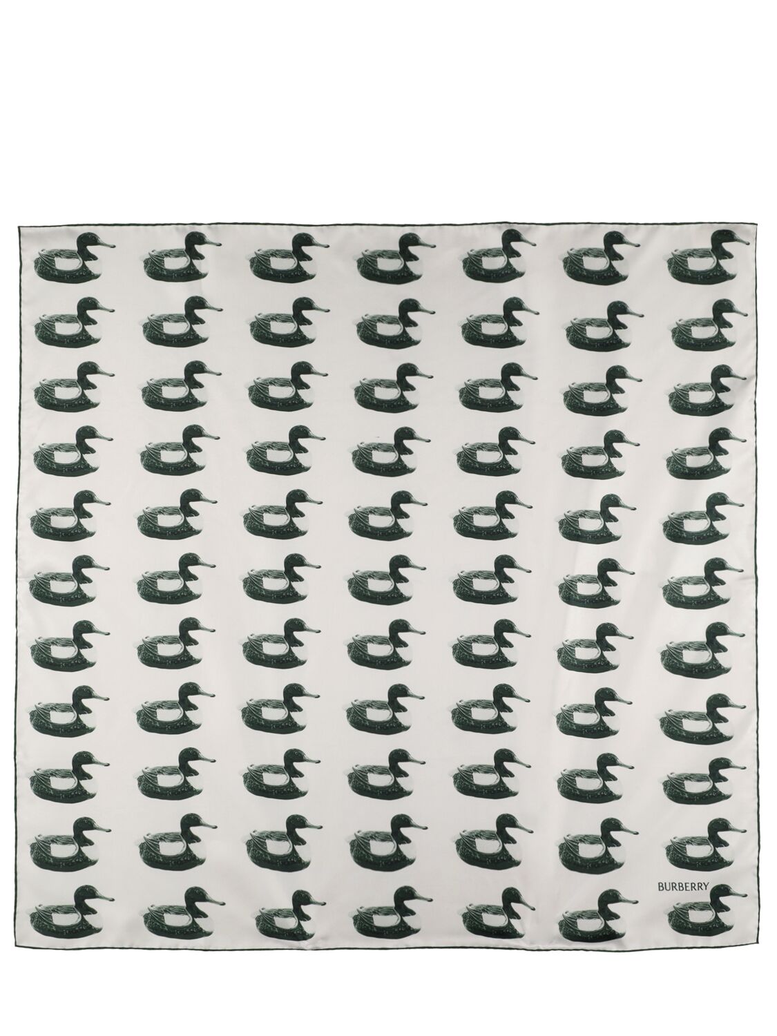 Écharpe En Soie Imprimée Ceramic Ducks - BURBERRY - Modalova