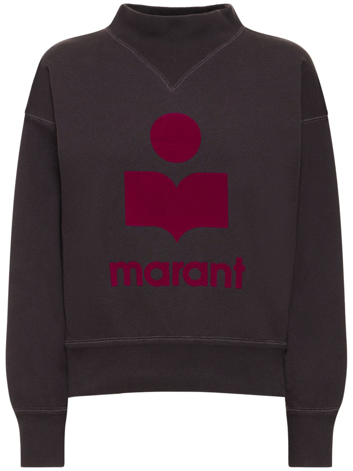 Sweat-shirt En Coton Mélangé À Logo Moby - MARANT ETOILE - Modalova
