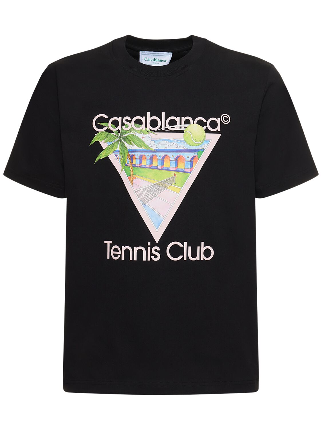 Lvr Exclusive - T-shirt En Coton Tennis Club - CASABLANCA - Modalova