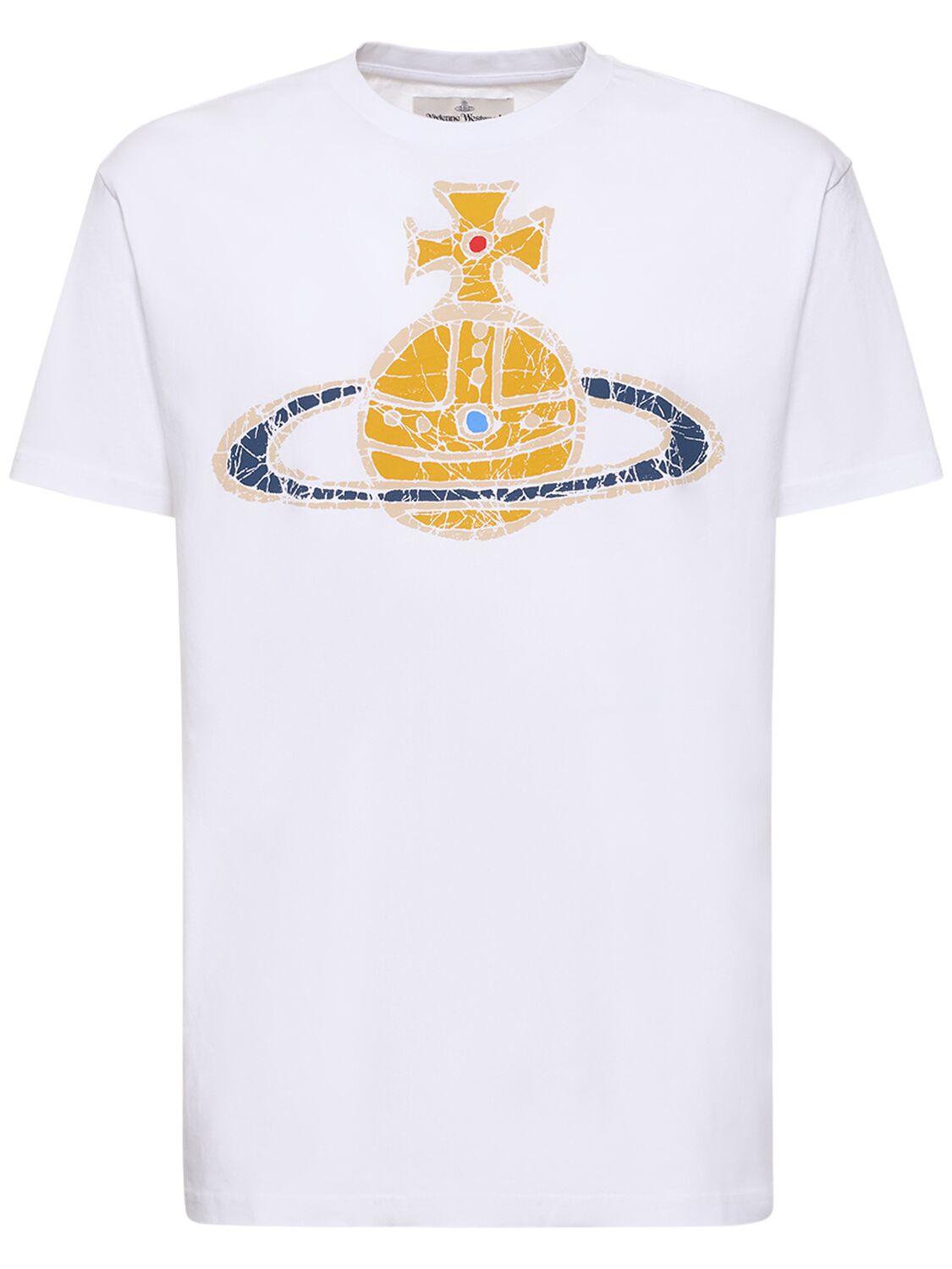 T-shirt En Jersey De Coton À Imprimé Logo - VIVIENNE WESTWOOD - Modalova