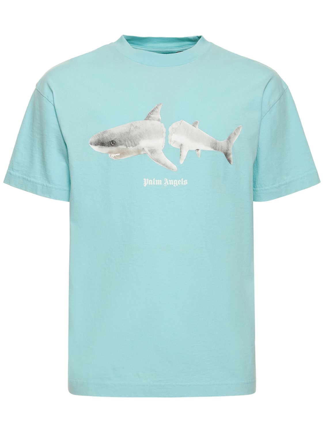 T-shirt Classique White Shark - PALM ANGELS - Modalova