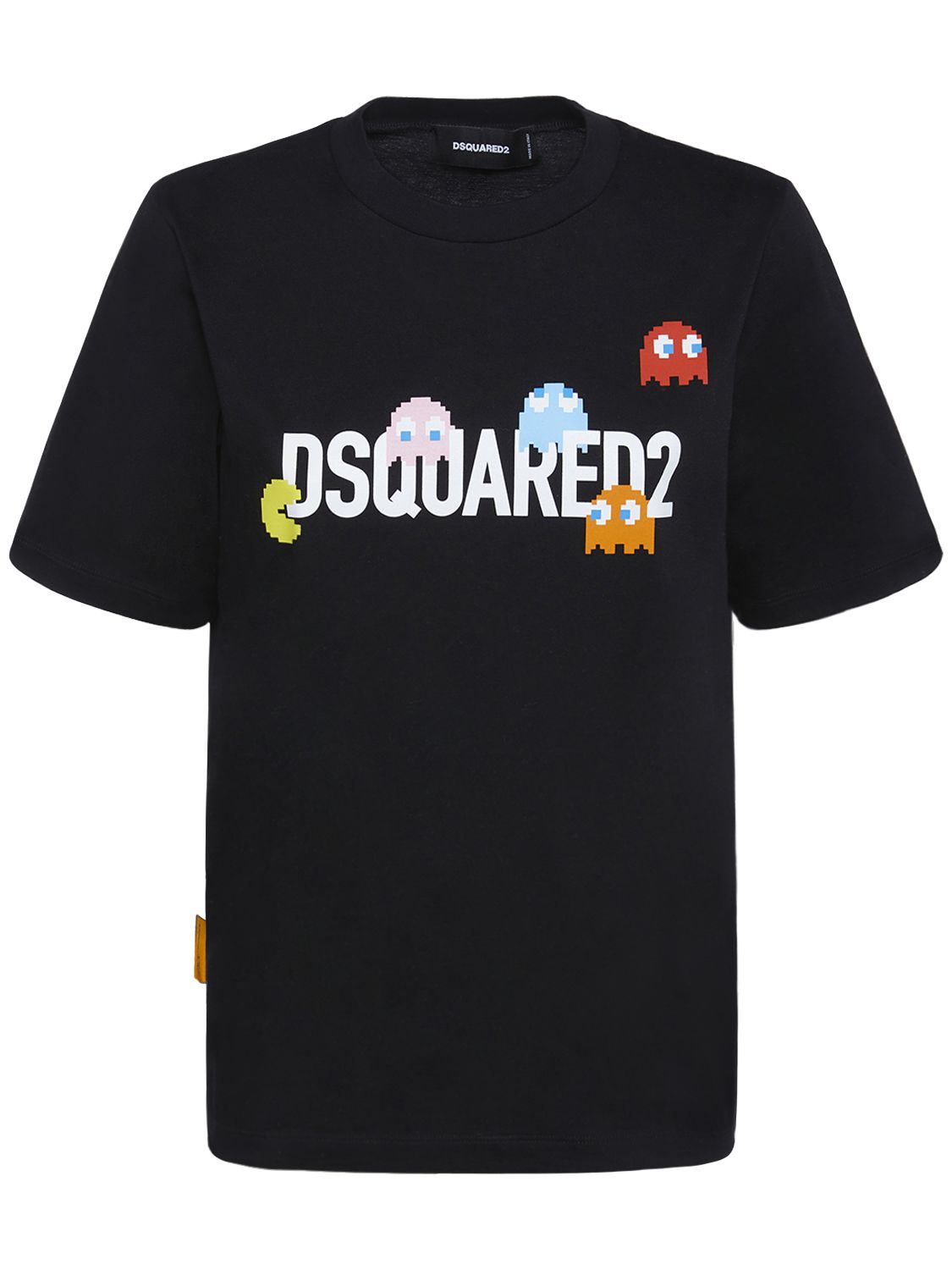 T-shirt En Jersey De Coton À Logo Pac-man - DSQUARED2 - Modalova