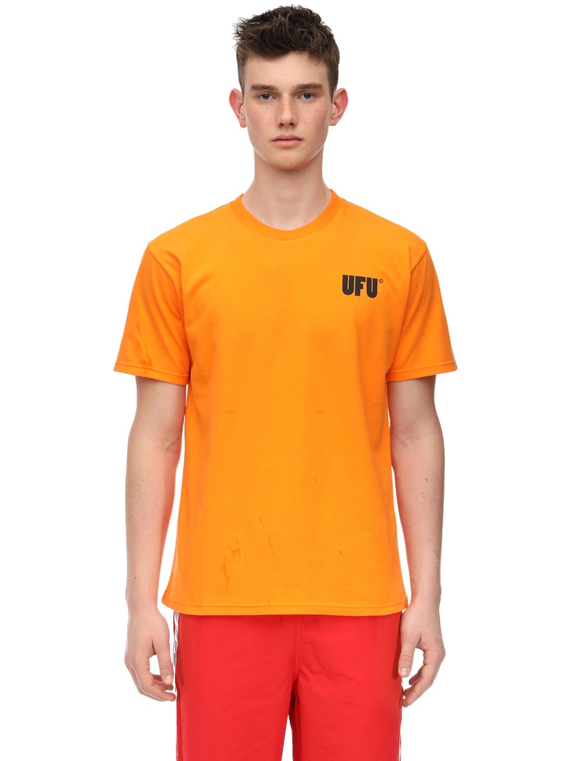 T-shirt En Jersey De Coton "ufu Ad" - UFU - USED FUTURE - Modalova