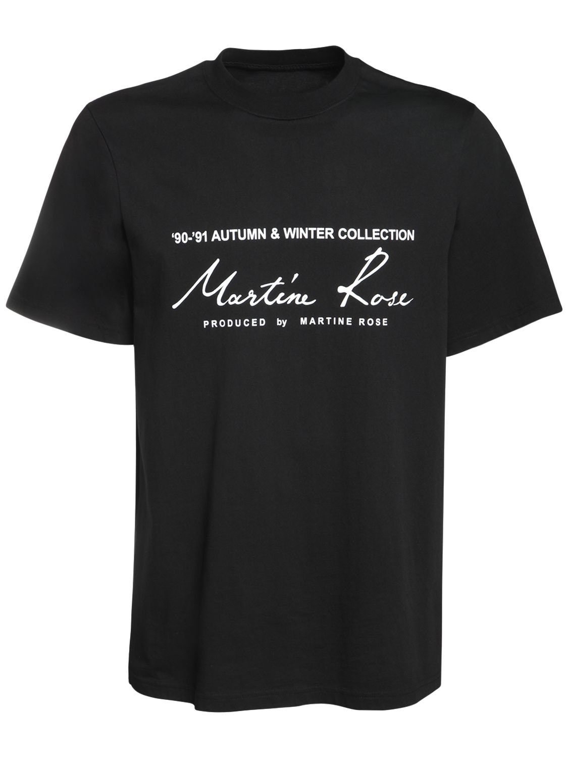 T-shirt En Jersey De Coton Imprimé Logo "season" - MARTINE ROSE - Modalova