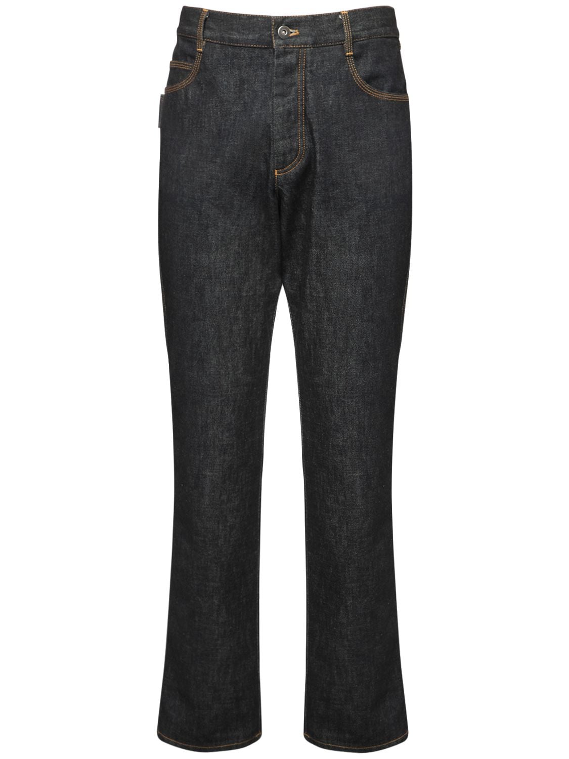 Jeans En Denim De Coton Brut - BOTTEGA VENETA - Modalova