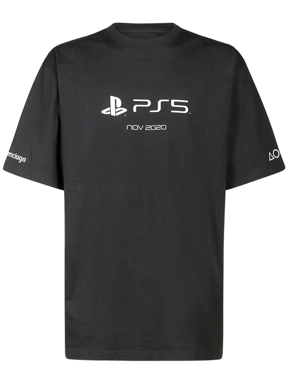 T-shirt En Coton Playstation - BALENCIAGA - Modalova