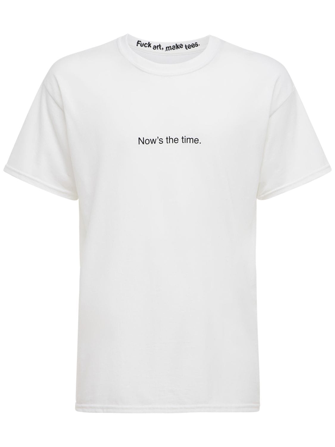 T-shirt En Coton "now's The Time" - FAMT - FUCK ART MAKE TEES - Modalova
