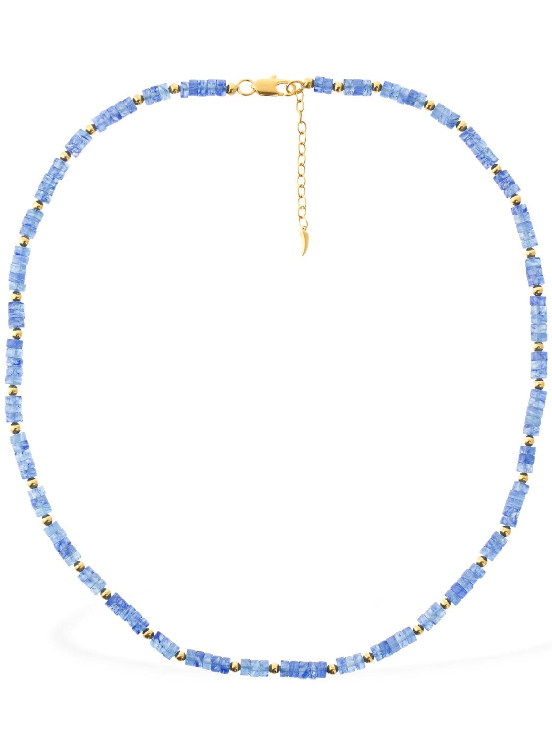 Collier En Perles De Cristal Bleu - MISSOMA - Modalova