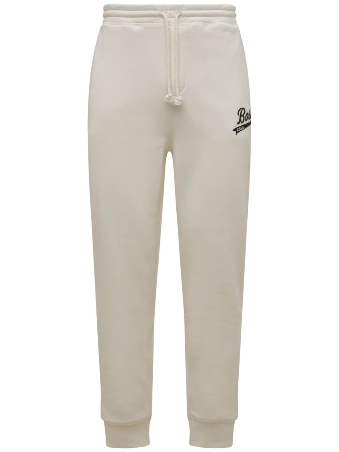 Pantalon De Survêtement En Coton Mélangé À Logo - BOSS X RUSSELL ATHLETIC - Modalova