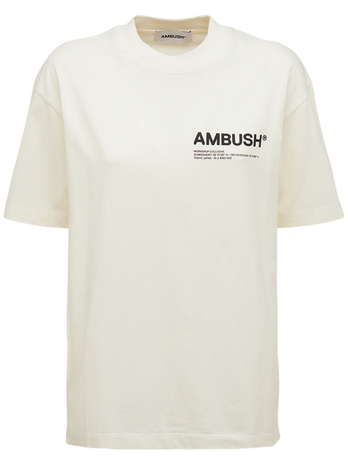 T-shirt En Jersey De Coton À Logo - AMBUSH - Modalova