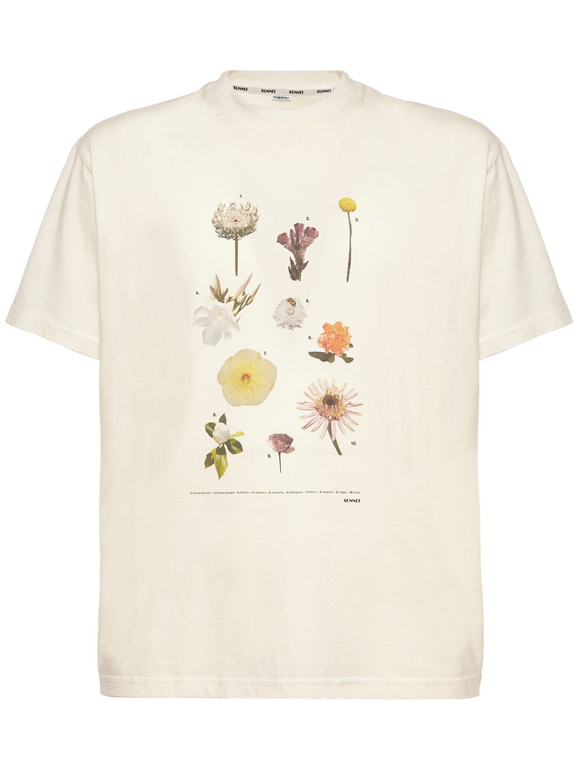 T-shirt En Coton Imprimé Guide Floral - SUNNEI - Modalova