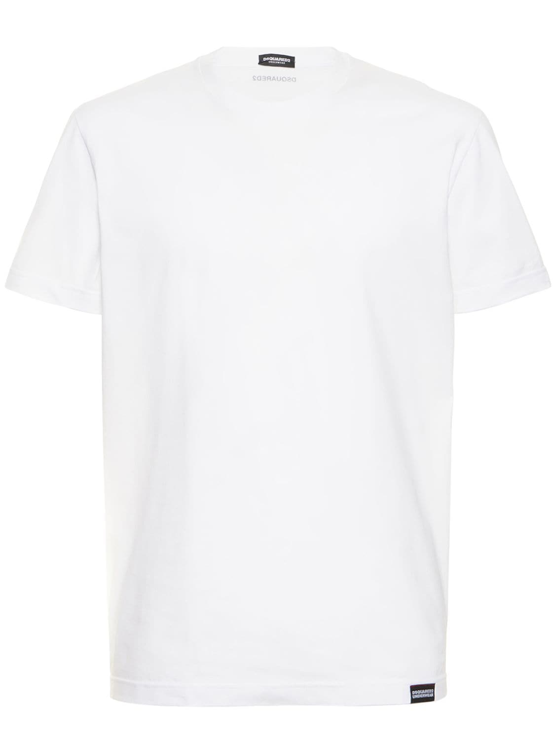 Lot De 3 T-shirts En Jersey De Coton Imprimé - DSQUARED2 UNDERWEAR - Modalova