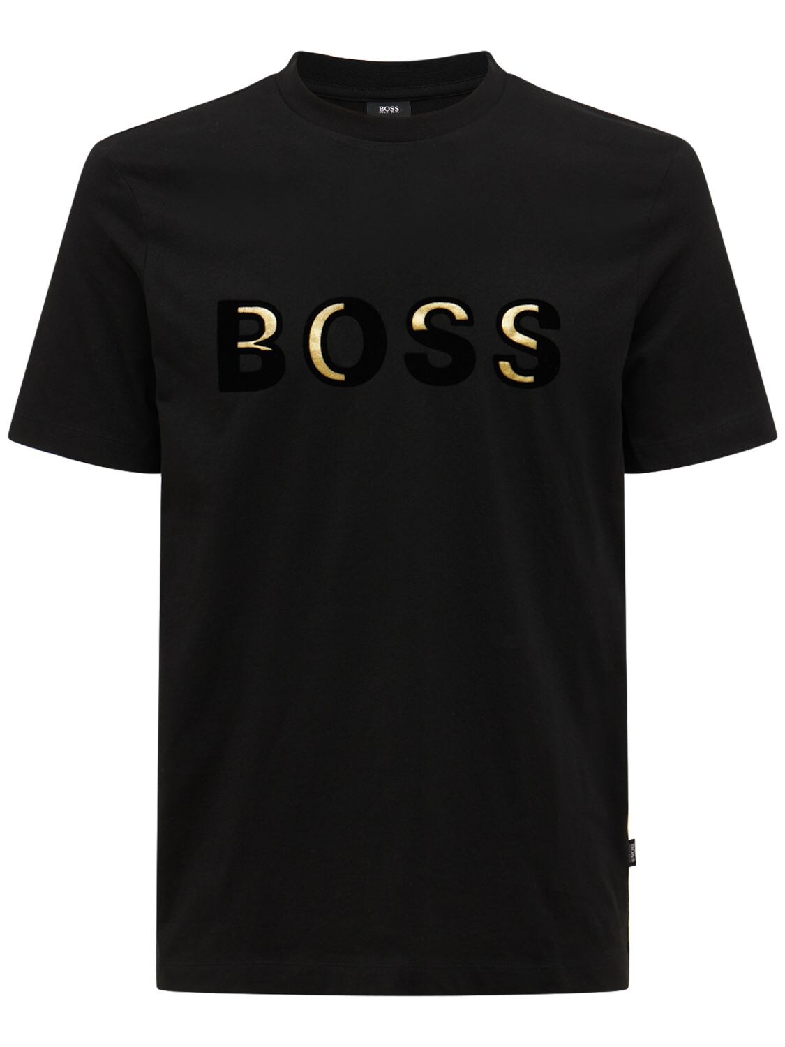 T-shirt En Coton Imprimé Logo - HUGO BOSS - Modalova