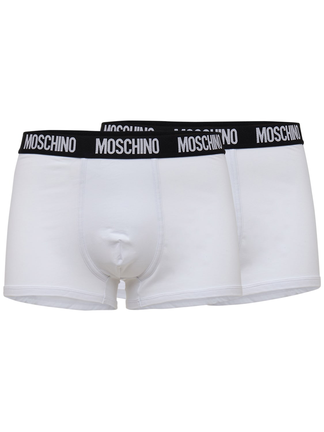 Lot De 2 Boxers En Coton À Logo - MOSCHINO UNDERWEAR - Modalova