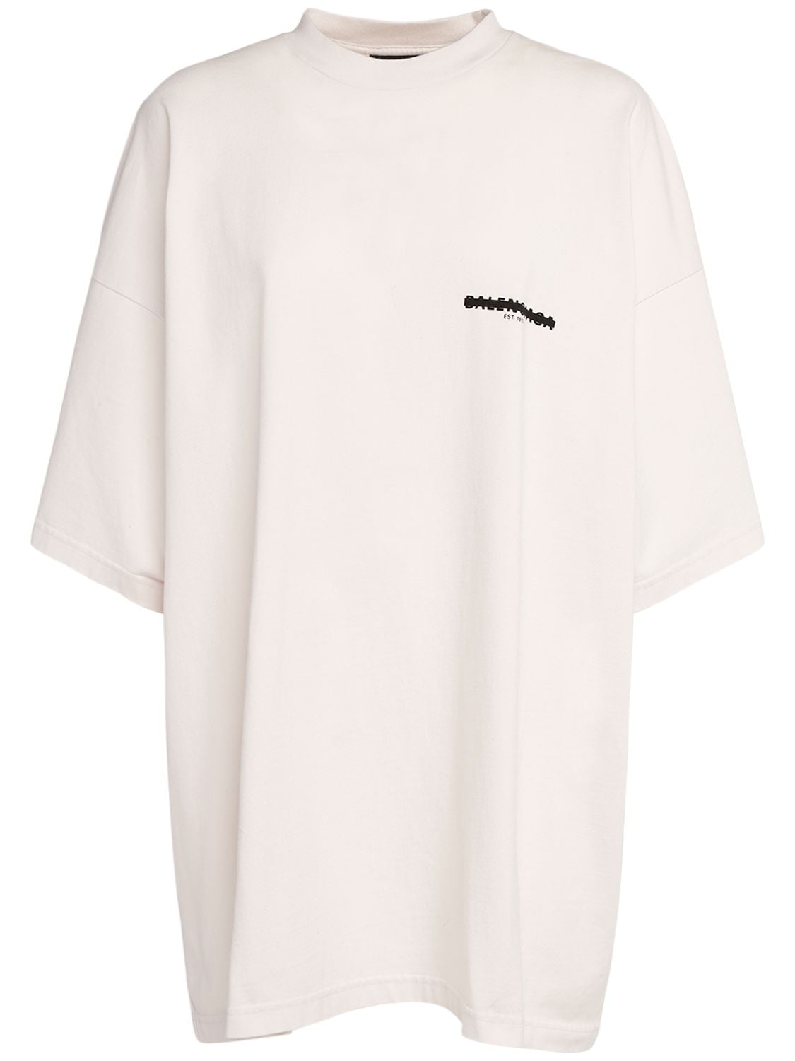 T-shirt En Coton À Logo - BALENCIAGA - Modalova