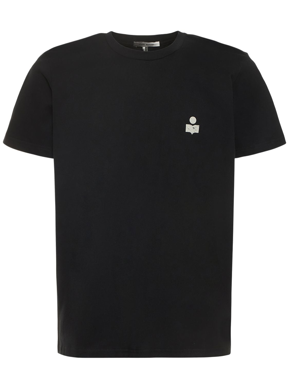 T-shirt En Jersey De Coton Imprimé Logo - ISABEL MARANT - Modalova