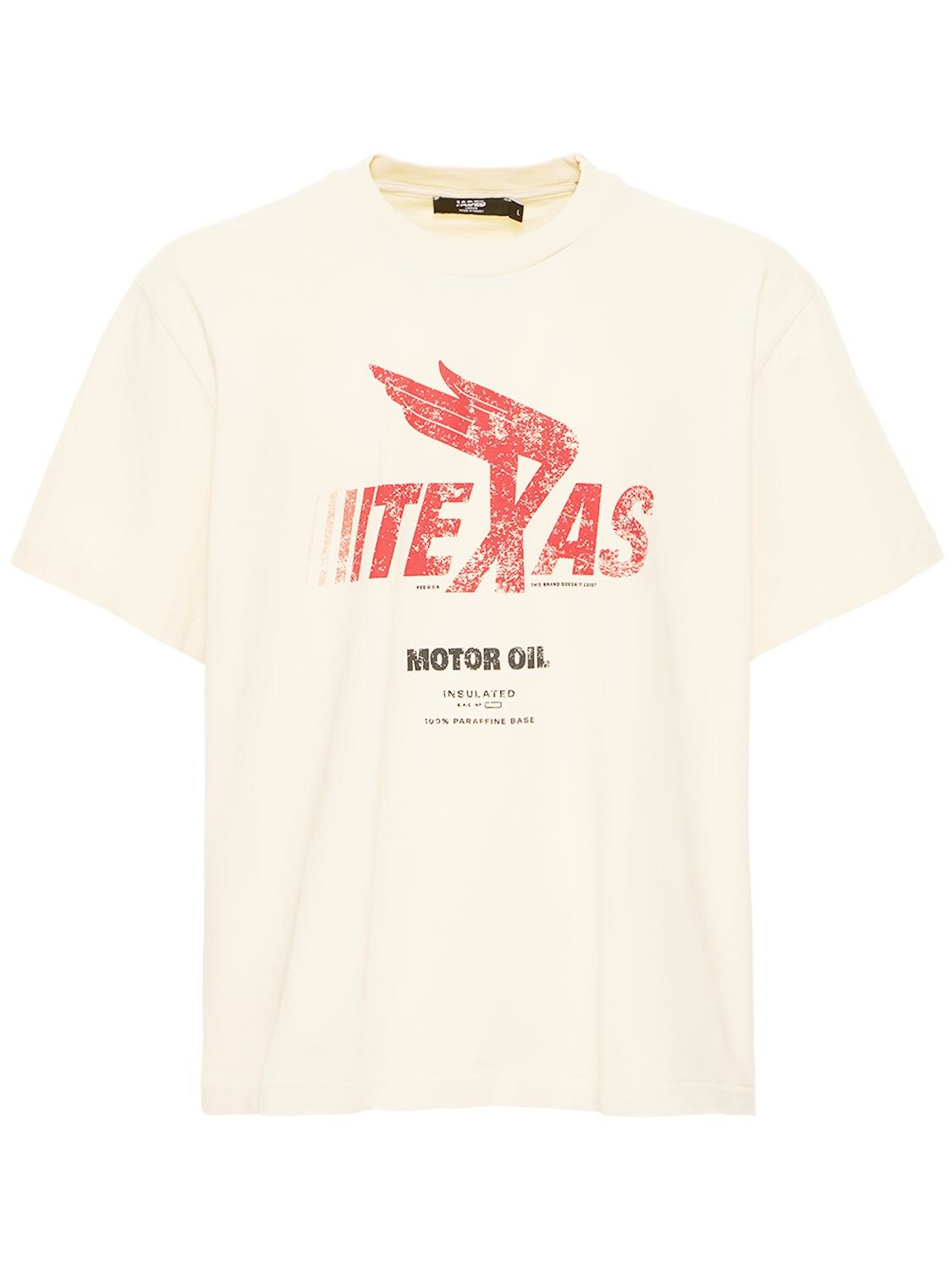 T-shirt En Coton Délavé Texas Motor Oil - JADED LONDON - Modalova