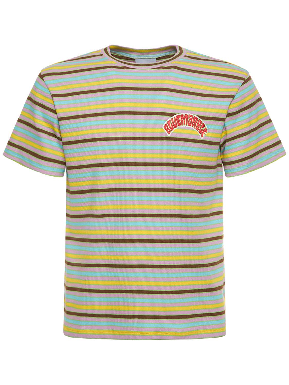 T-shirt En Coton À Rayures - BLUEMARBLE - Modalova