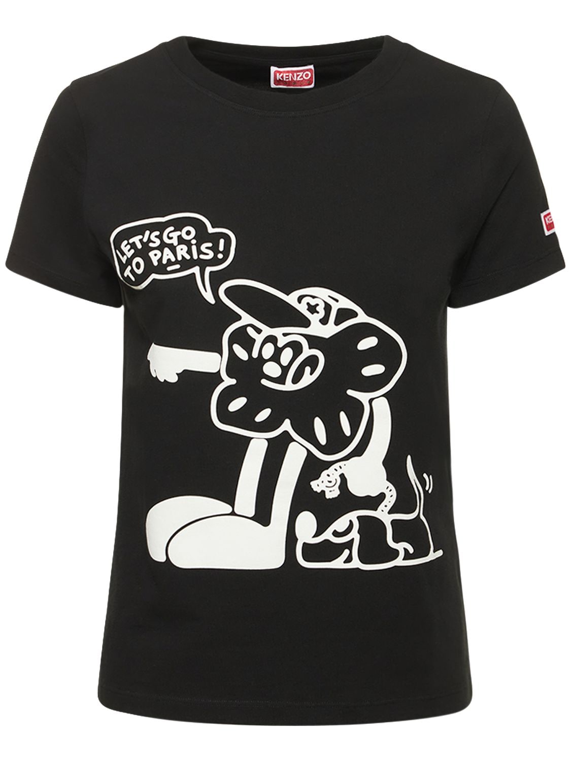 T-shirt En Jersey Imprimé Boke Boy - KENZO PARIS - Modalova