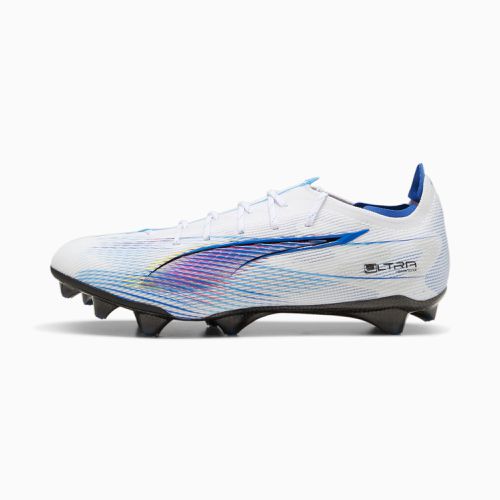 Chaussures de football ULTRA 5 CARBON LAUNCH EDITION FG Homme, Blanc/Bleu/Noir - PUMA - Modalova