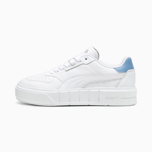 Chaussure Sneakers en cuir Cali Court , Blanc/Bleu - PUMA - Modalova