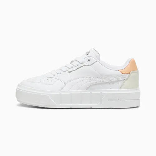 Chaussure Sneakers en cuir Cali Court , Blanc/Rose - PUMA - Modalova