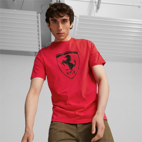 T-Shirt avec grand écusson Scuderia Ferrari Race Homme, Rouge - PUMA - Modalova