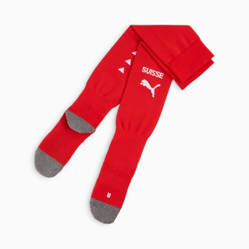 Chaussettes de football à logo de l’équipe de Suisse, Rouge/Blanc - PUMA - Modalova