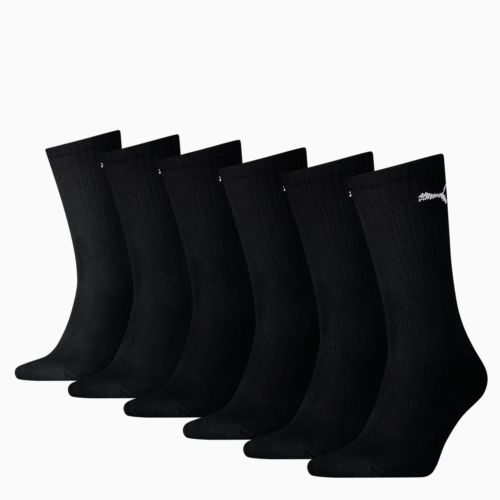 Lot de 6 paires de chaussettes hautes rembourrées de sport unisexe, Noir, Taille 39-42, Vêtements - PUMA - Modalova