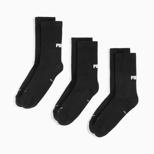 Lot de 3 paires de chaussettes de sport mi-hautes , Noir - PUMA - Modalova