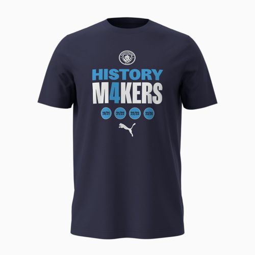 T-Shirt Connect 4 Manchester City, Bleu - PUMA - Modalova