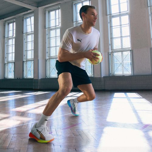 Chaussures de handball Accelerate NITRO™ SQD 4 Game On Unisexe, Chaussures, Blanc, 44 - PUMA - Modalova