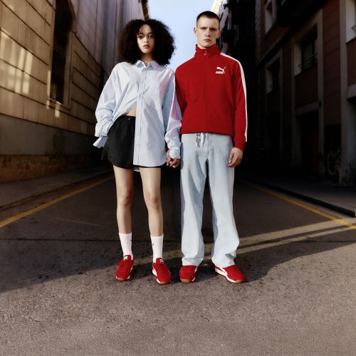Sneakers Easy Rider Vintage Unisexe, Chaussures, Rouge, 35.5 - PUMA - Modalova