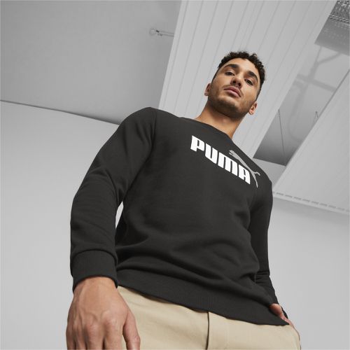 Pull à col ras du cou à gros logo Essentials+ - PUMA - Modalova