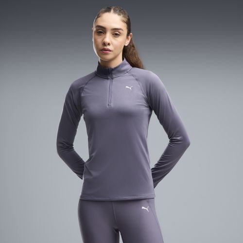 Haut à 1/4 zip RUN VELOCITY CLOUDSPUN , Accessoires, Gris, S - PUMA - Modalova