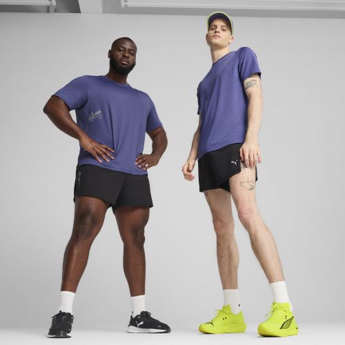 Short de running fendu en maille 3" - PUMA - Modalova