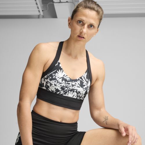 KEEPS TROPICAL AOP Longline Bra Women, Vêtements, Noir//, S - PUMA - Modalova