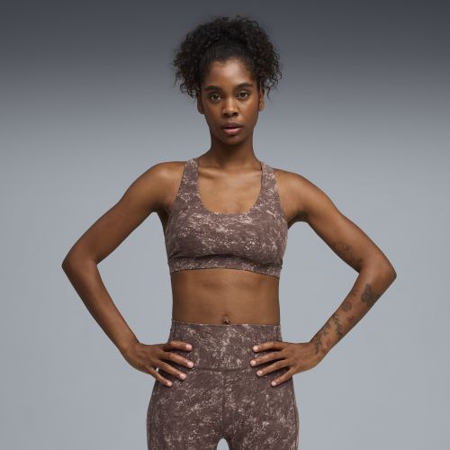 Brassière de sport imprimée CLOUDSPUN , Accessoires, Marron, S - PUMA - Modalova