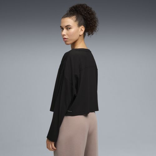 T-shirt côtelé coupe boxy CLOUDSPUN , Vêtements, Noir, 3XL - PUMA - Modalova