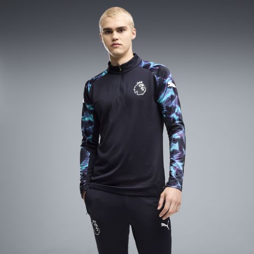 Haut ajusté à col zippé Premier League Reactivity , Accessoires, Bleu, S - PUMA - Modalova