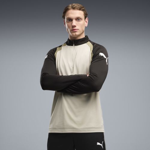 Haut slim à manches longues et col zippé individualFINAL , Accessoires, Beige, S - PUMA - Modalova