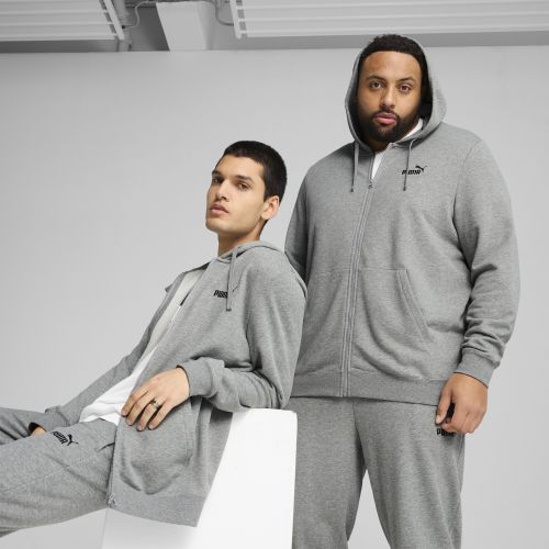 Hoodie zippé avec logo N° 1 Essentials , Vêtements, Medium Gris Heather, S - PUMA - Modalova