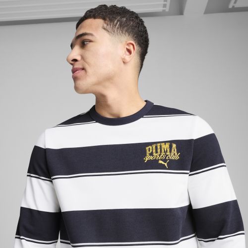 Pull ras du cou à rayures Class , Vêtements, Bleu, XXL - PUMA - Modalova
