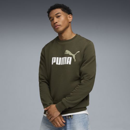 Sweat col rond en polaire à logo N° 1 bicolore Essentials ,, , S - PUMA - Modalova