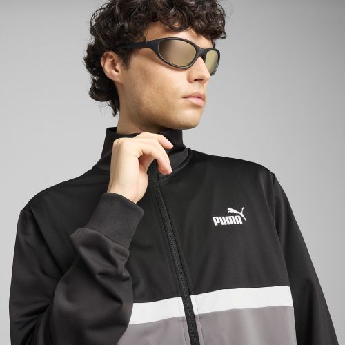 Veste de survêtement en polyester Colourblock , Vêtements, Noir, L - PUMA - Modalova